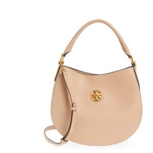 Tory Burch Carson Leather Hobo Bag Crossbody Purse